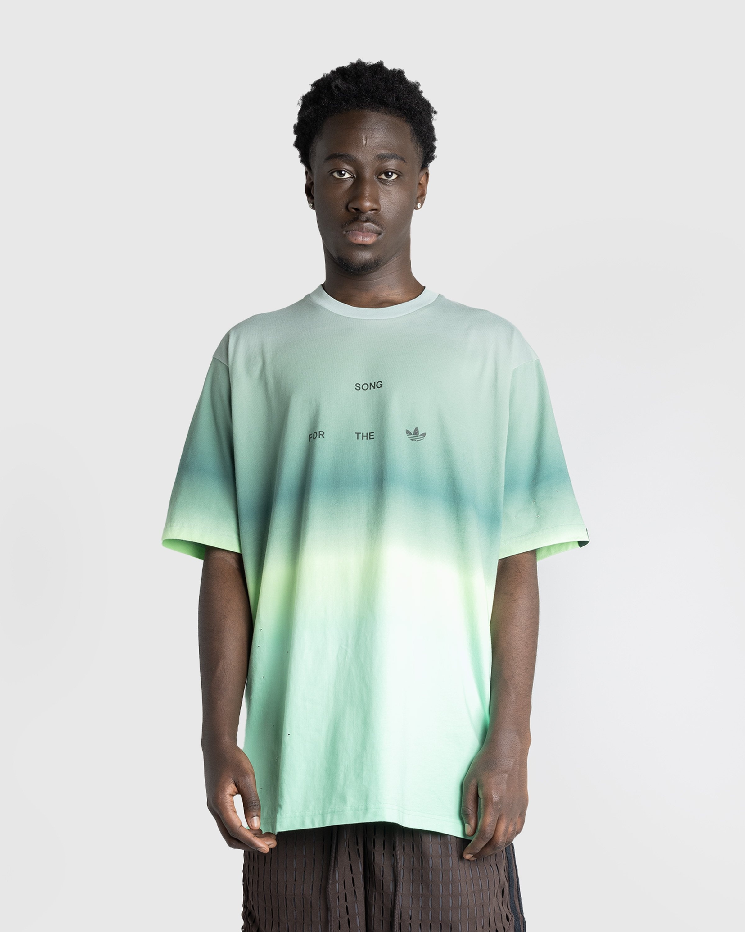 Song For The Mute x Adidas – SFTM Tee Hazy Green | Highsnobiety Shop